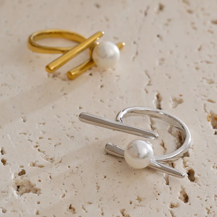 Pearl Sculptural Ring