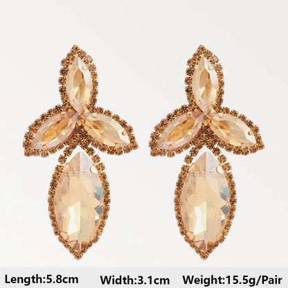 Vintage Boheme Chic Crystal Drop Earrings