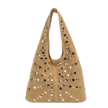 Cafe Studded Shoulder Bag