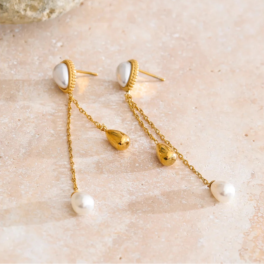 Pearl Cascade Earrings