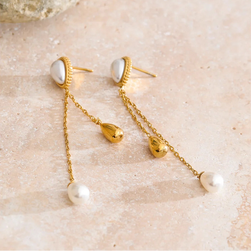 Pearl Cascade Earrings
