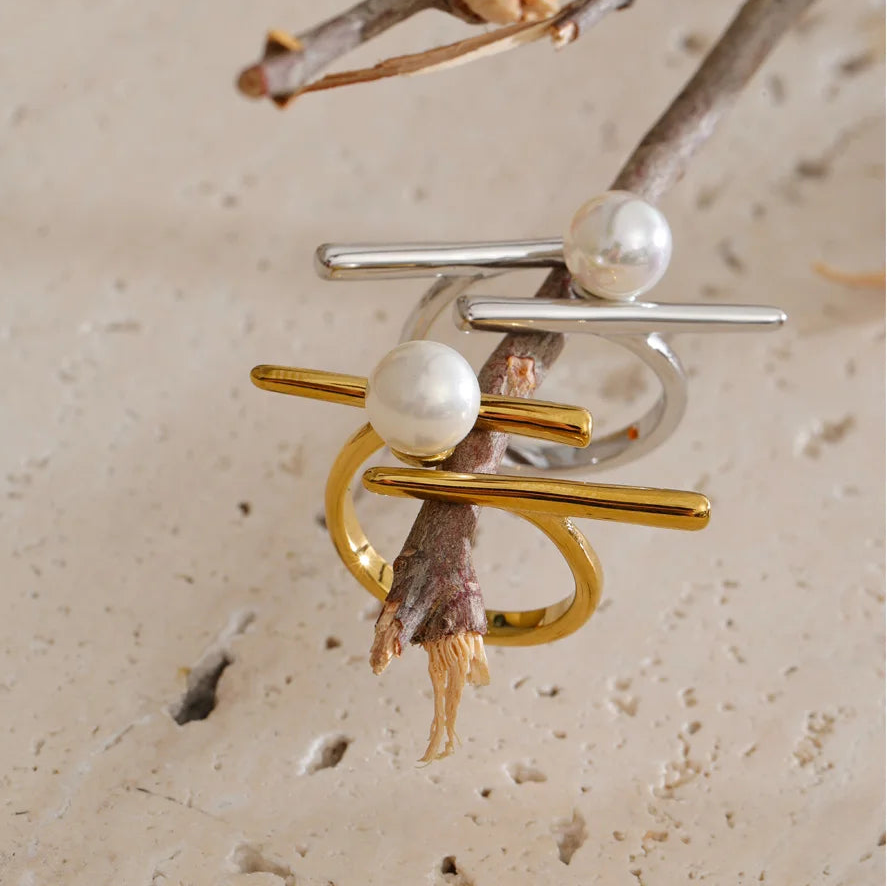 Pearl Sculptural Ring
