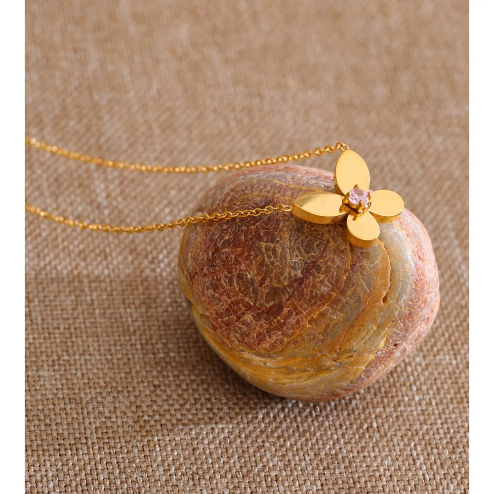 Nymphaea Butterfly Necklace