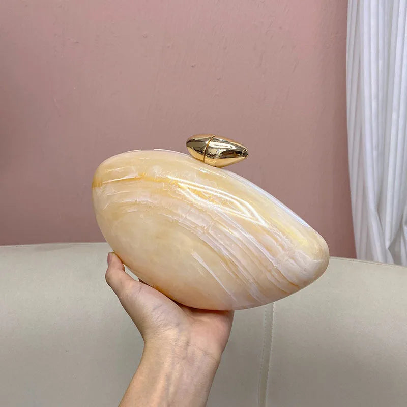 Venus Shell Acrylic Clutch