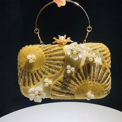 Floral Dream Pearl Clutch