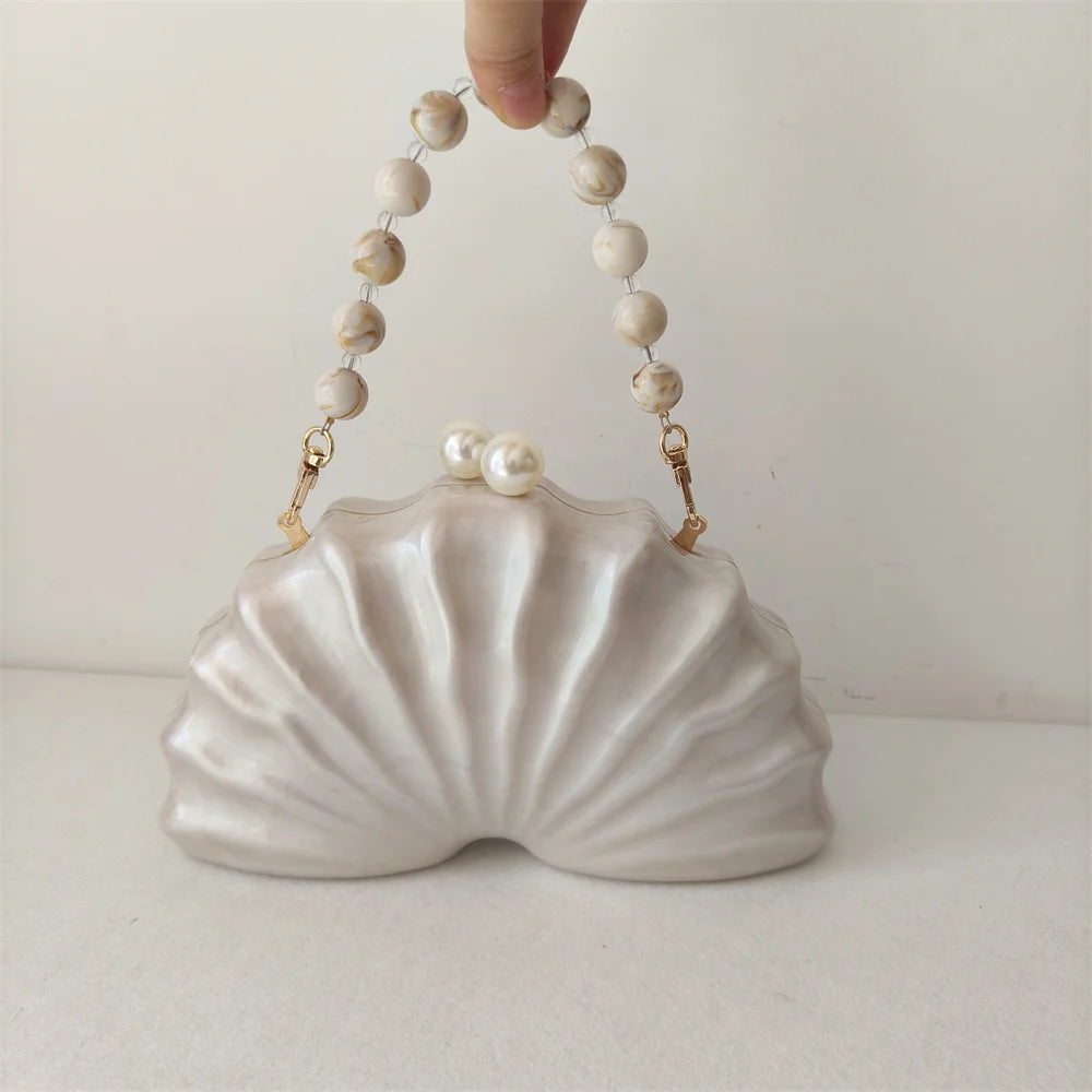 Nautilus Pearl Shell Clutch Bag