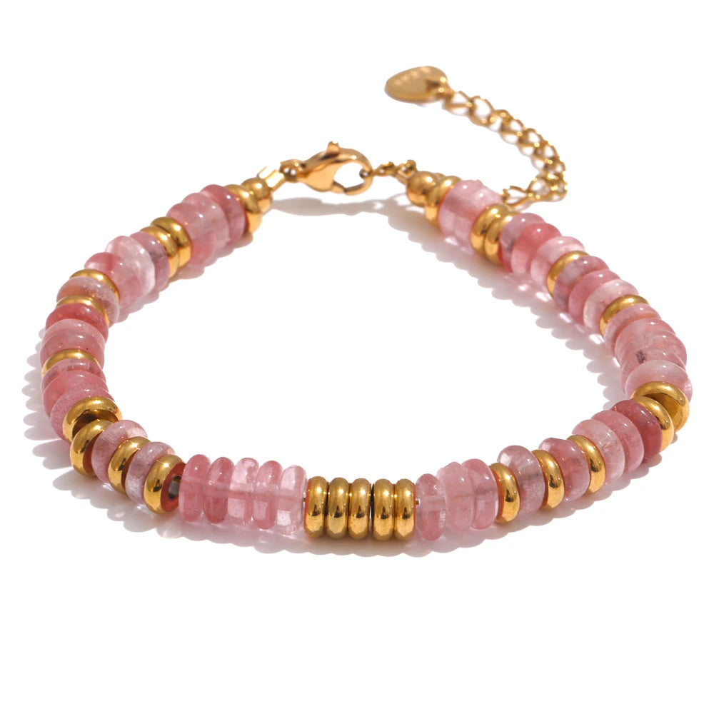 Riviera Gemstone Beaded Bracelet