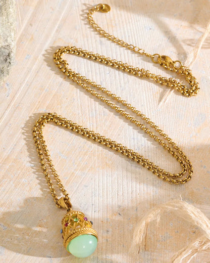 Jewel Pendulum Necklace