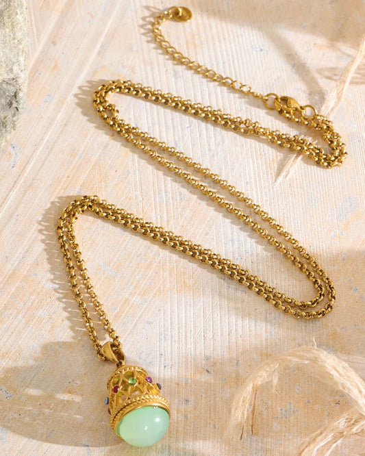 Jewel Pendulum Necklace