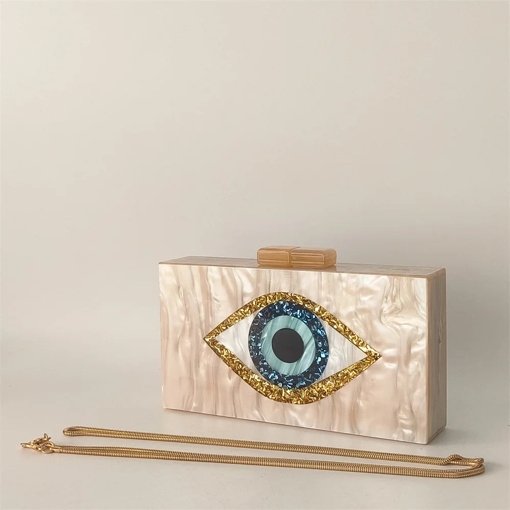 Luxury Mystic Evil Eye Clutch Bag