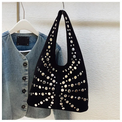 Cafe Studded Shoulder Bag