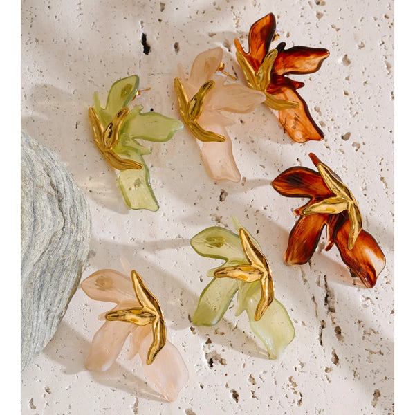 Nymphaea Petal Earrings