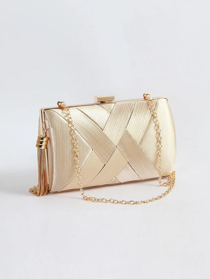 Luxury Vintage Chic Tassel Clutch Bag