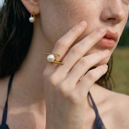 Pearl Sculptural Ring