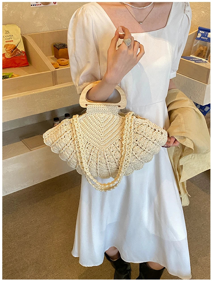 Crochet Shell Boho Bag