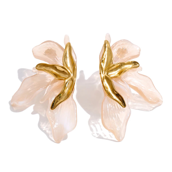 Nymphaea Petal Earrings