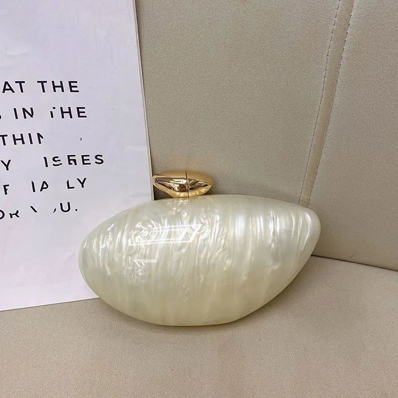 Venus Shell Acrylic Clutch
