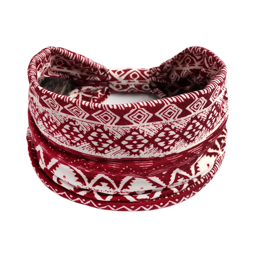 Tribal Boho Bandana Headband