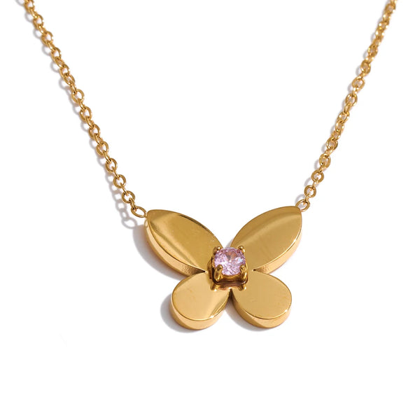 Nymphaea Butterfly Necklace