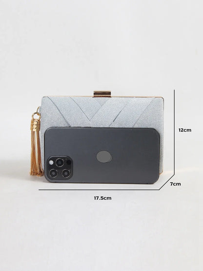 Luxury Vintage Chic Tassel Clutch Bag