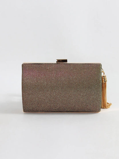 Luxury Vintage Chic Tassel Clutch Bag
