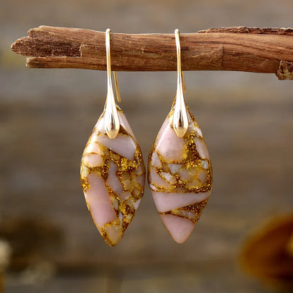 Jasper Luxe Marble Earrings