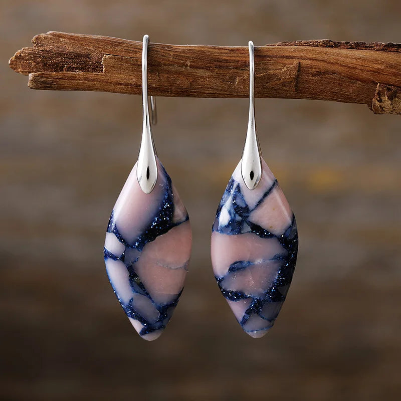 Jasper Luxe Marble Earrings