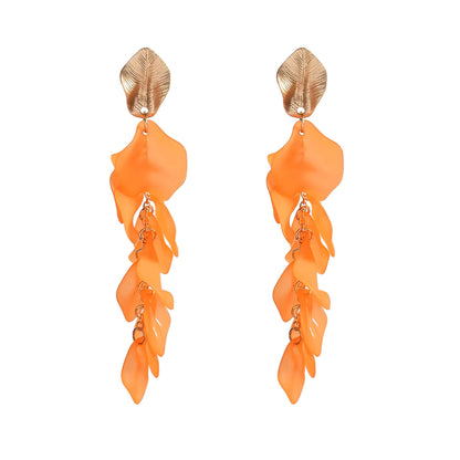 Seaside Bloom Acrylic Petal Earrings
