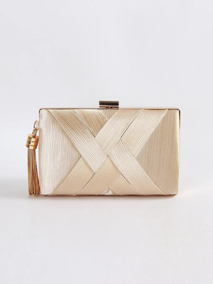 Luxury Vintage Chic Tassel Clutch Bag