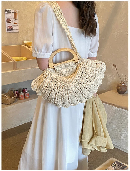 Crochet Shell Boho Bag