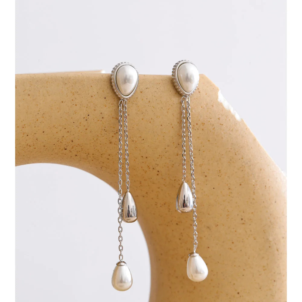 Pearl Cascade Earrings