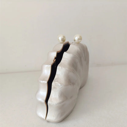 Nautilus Pearl Shell Clutch Bag