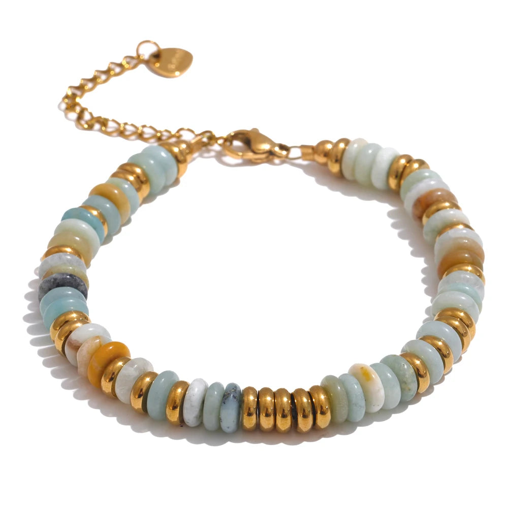 Riviera Gemstone Beaded Bracelet