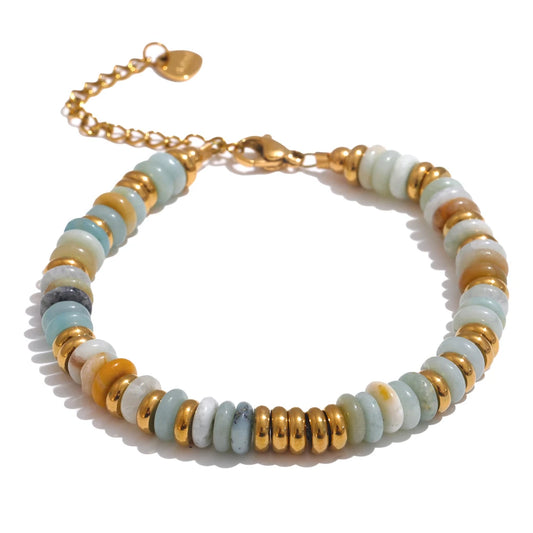 Riviera Gemstone Beaded Bracelet