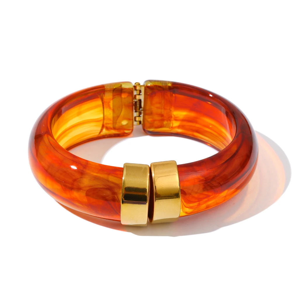 Muse Amber Cuff Bracelet