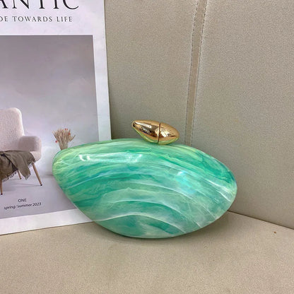 Venus Shell Acrylic Clutch