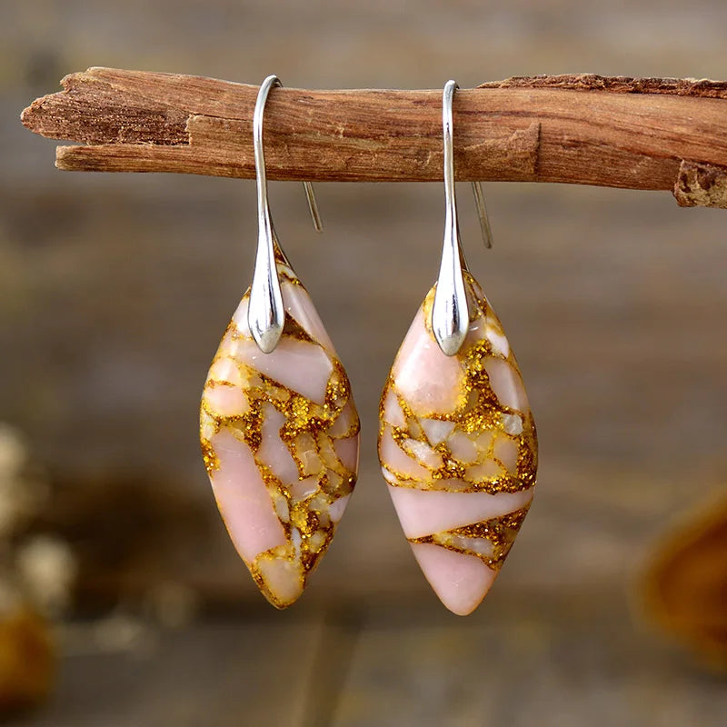 Jasper Luxe Marble Earrings