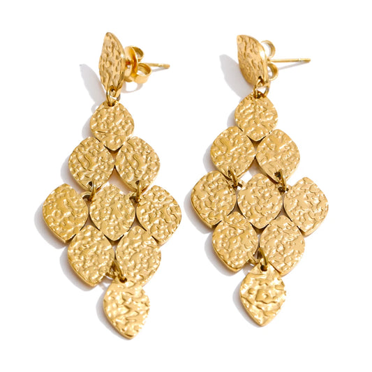 Golden Muse Cascade Earrings
