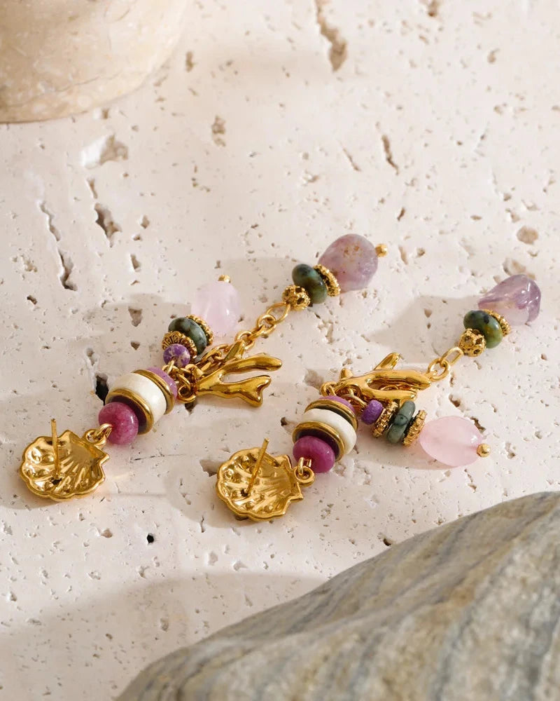 Nymphaea Shell Earrings