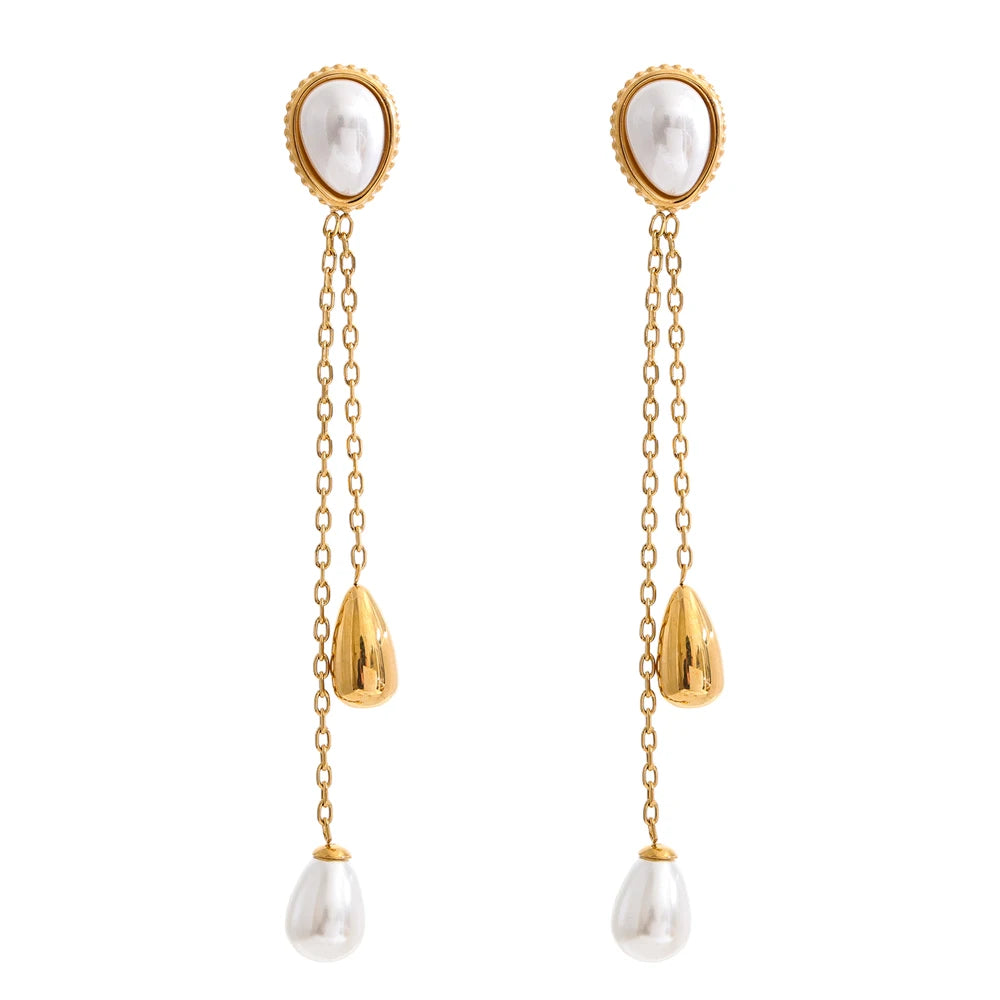 Pearl Cascade Earrings