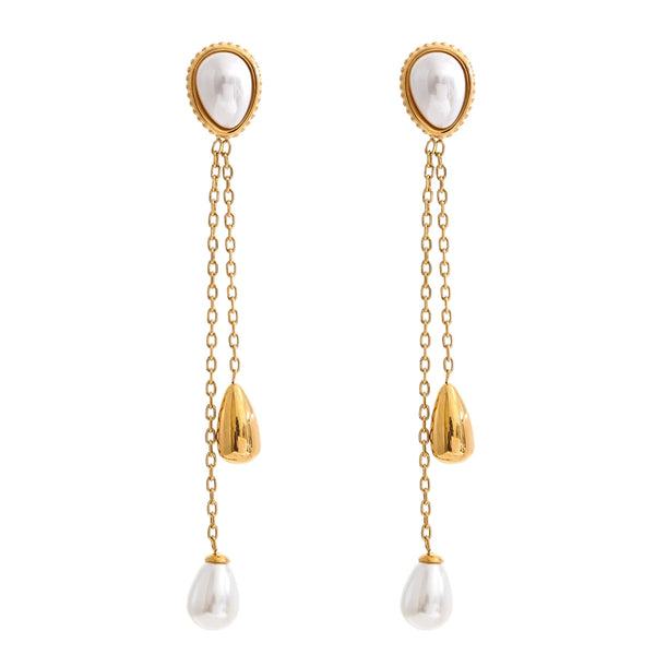Pearl Cascade Earrings