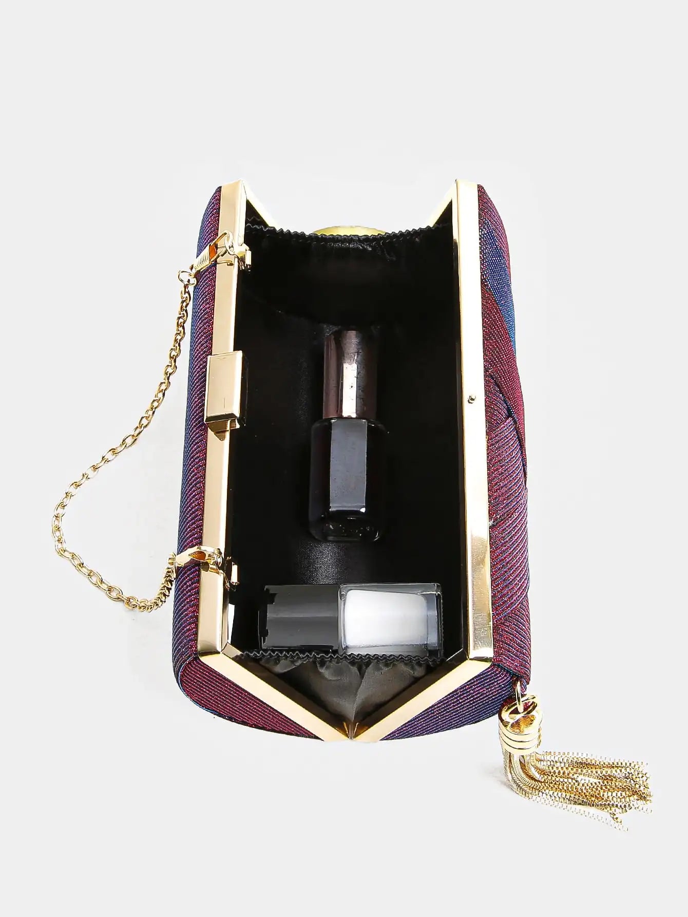 Luxury Vintage Chic Tassel Clutch Bag
