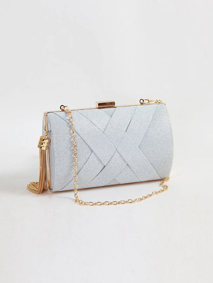 Luxury Vintage Chic Tassel Clutch Bag