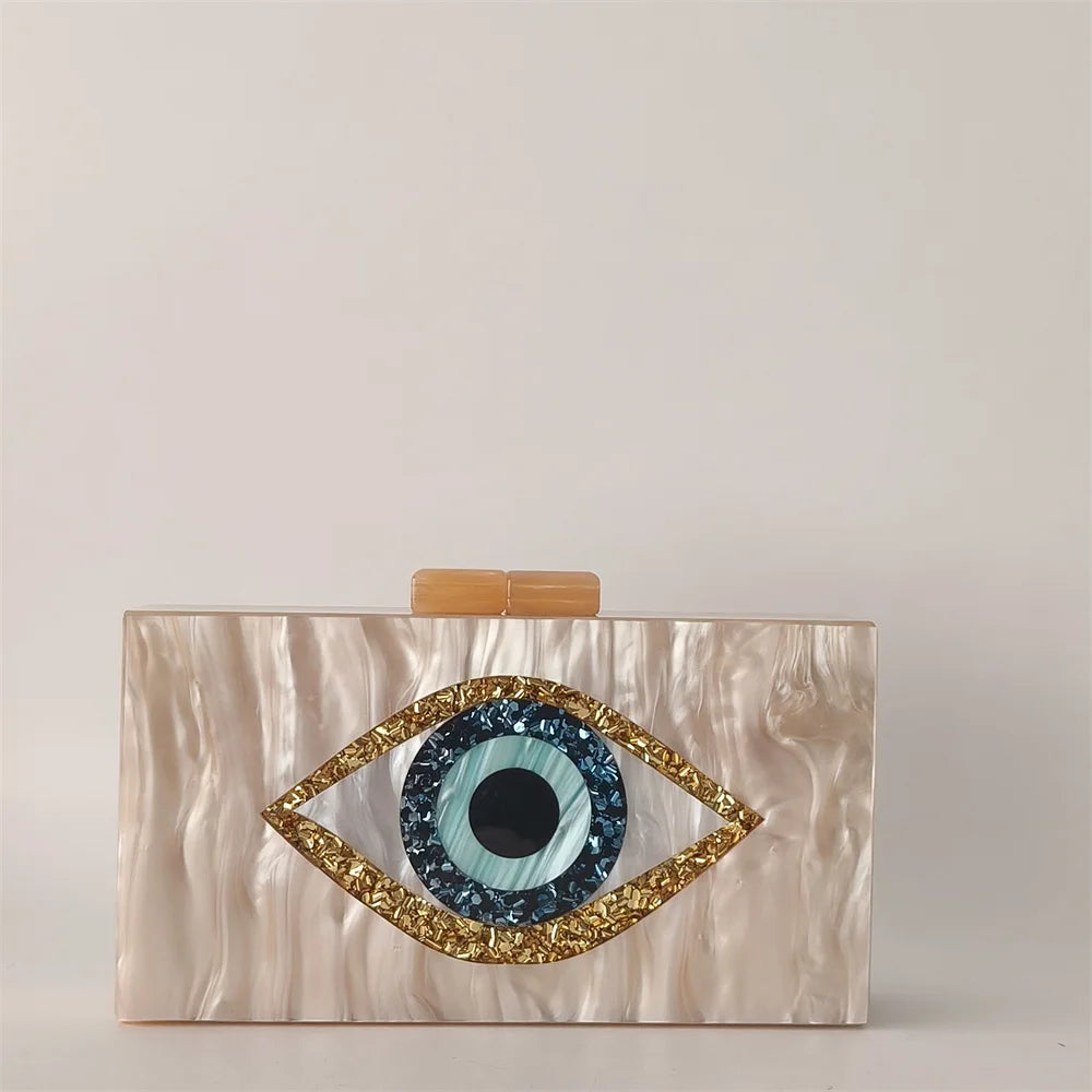 Luxury Mystic Evil Eye Clutch Bag