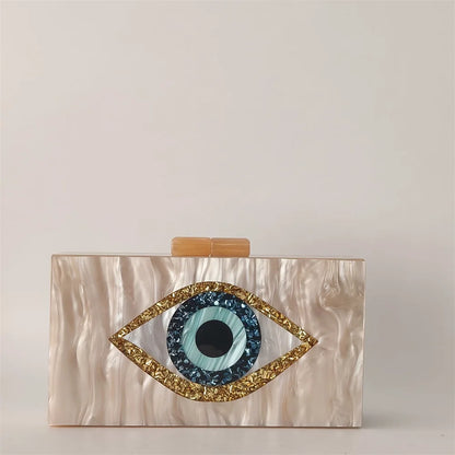 Luxury Mystic Evil Eye Clutch Bag