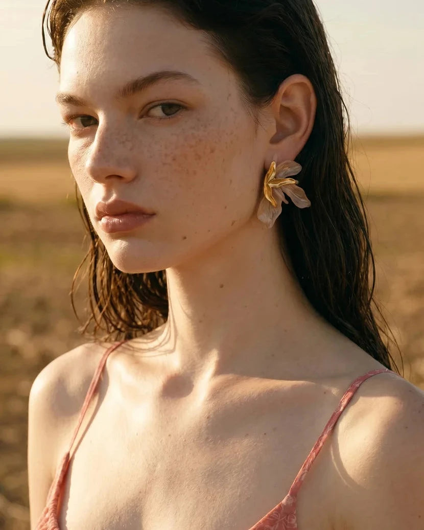 Nymphaea Petal Earrings