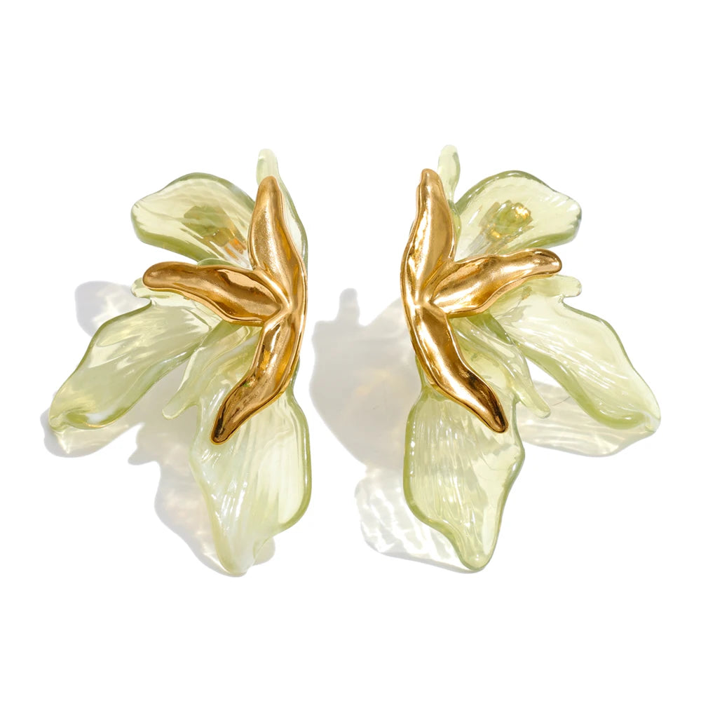 Nymphaea Petal Earrings