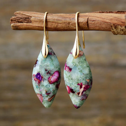 Jasper Luxe Marble Earrings