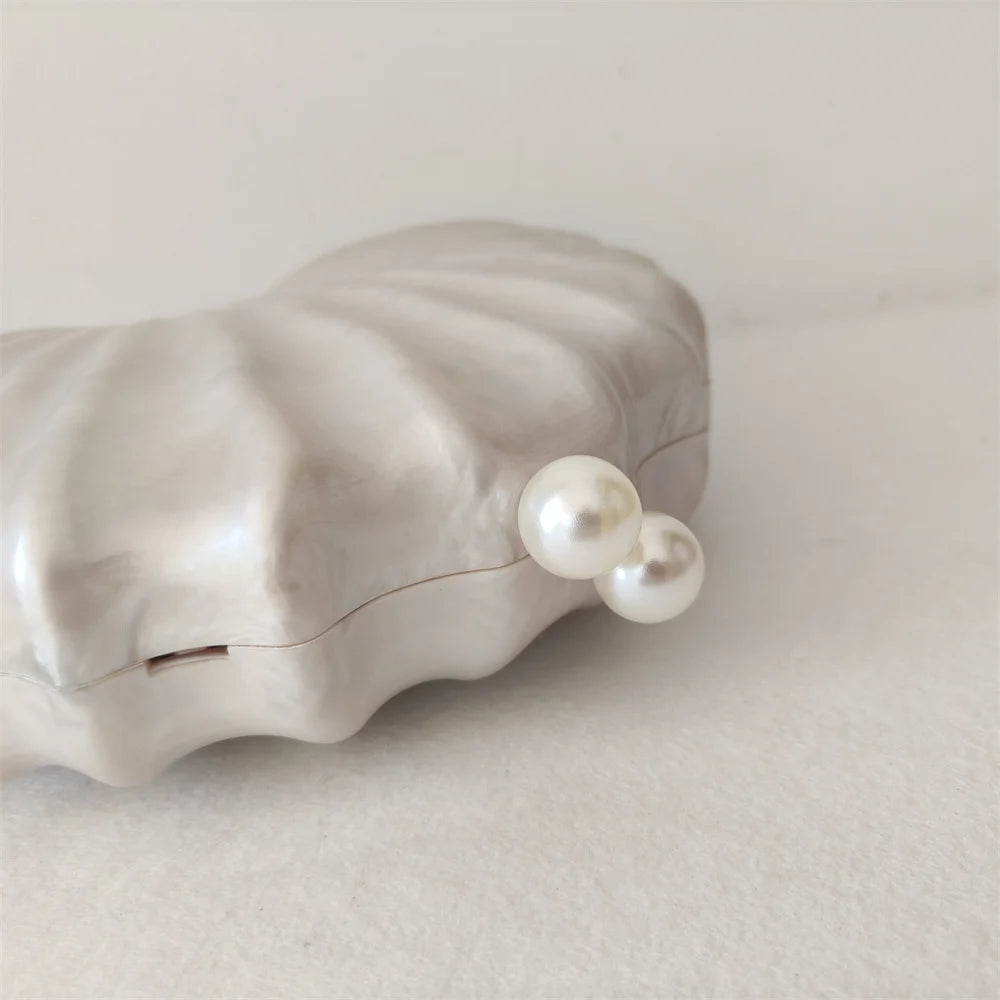 Nautilus Pearl Shell Clutch Bag