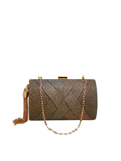 Luxury Vintage Chic Tassel Clutch Bag